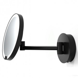 Зеркало косметическое DECOR WALTHER JUST 0122360 подвесное цвет черный матовый