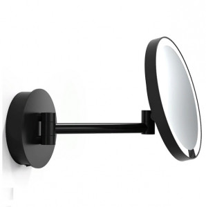 Зеркало косметическое DECOR WALTHER JUST 0122460 подвесное цвет черный матовый