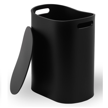 Корзина для белья DECOR WALTHER 0615260 напольная цвет черный матовый