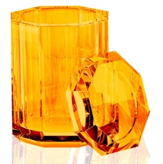 Баночка универсальная DECOR WALTHER KRISTALL 0931481 настольная цвет янтарь