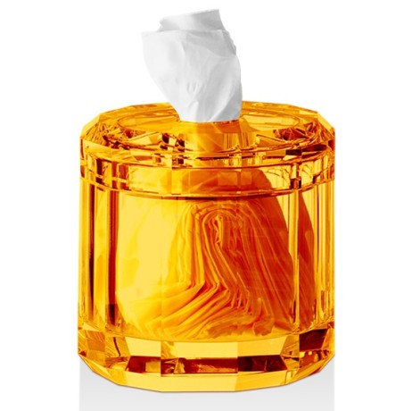 Диспенсер для салфеток DECOR WALTHER KRISTALL 0931581 настольный цвет янтарь