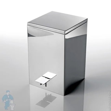 Ведро DECOR WALTHER CORNER 0614570 напольное цвет сталь полированная