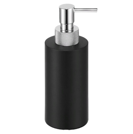 Дозатор DECOR WALTHER CLUB 0853760 настольный цвет черный матовый хром
