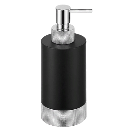 Дозатор DECOR WALTHER CLUB 0853560 настольный цвет черный матовый хром