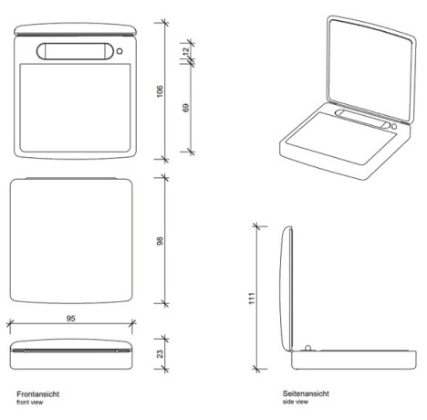 Косметическое зеркало DECOR WALTHER 0118400 настольное цвет хром