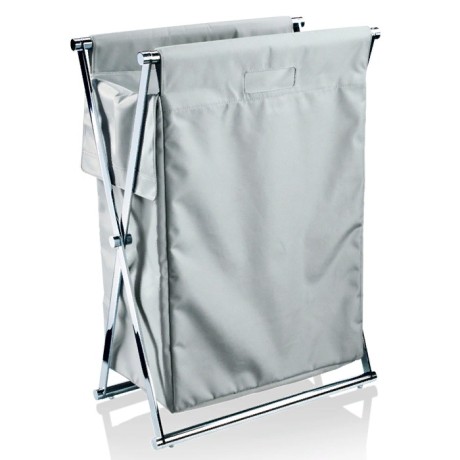 Корзина для белья DECOR WALTHER 0507793 напольная цвет хром серый