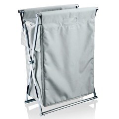 Корзина для белья DECOR WALTHER 0507793 напольная цвет хром серый