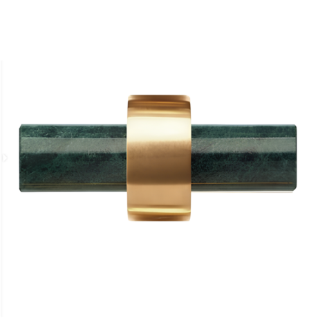 Крючок DECOR WALTHER CENTURY 0586382 подвесной цвет золото матовое зеленый камень