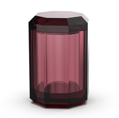 Баночка универсальная DECOR WALTHER KRISTALL 0931497 настольная цвет темно-красный