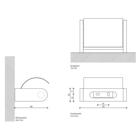 Держатель туалетной бумаги DECOR WALTHER DW 0850400 настенный