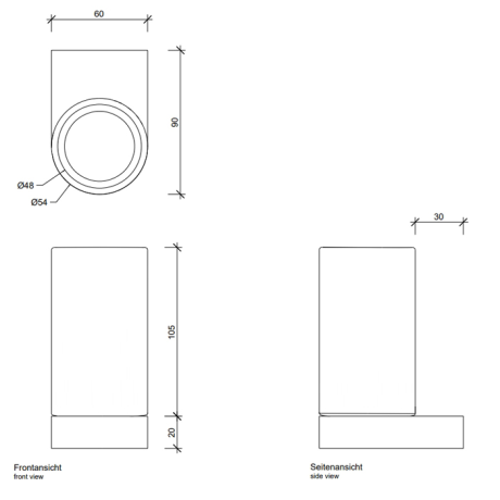 Стакан DECOR WALTHER CENTURY 0586782 подвесной цвет золото матовое хрусталь 1
