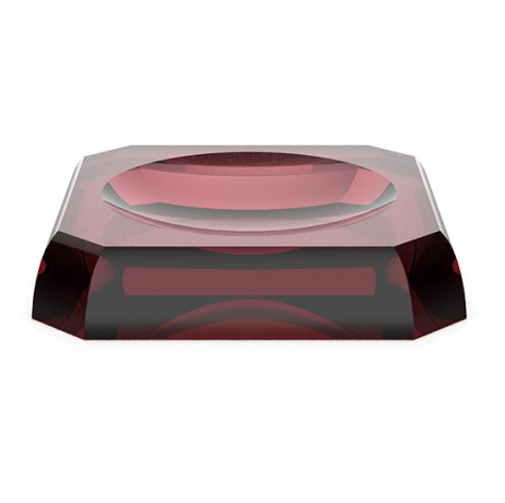 Мыльница DECOR WALTHER KRISTALL 0931697 настольная цвет темно-красный