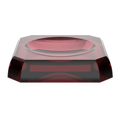 Мыльница DECOR WALTHER KRISTALL 0931697 настольная цвет темно-красный