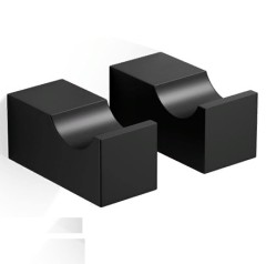 Крючок DECOR WALTHER CORNER 0561960 подвесной набор 2 шт цвет черный матовый