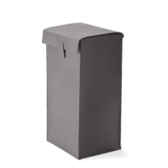 Корзина для белья DECOR WALTHER NAPPA 0938893 напольная цвет серый