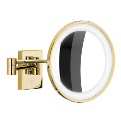 Косметическое зеркало DECOR WALTHER 0124020 подвесной цвет золото