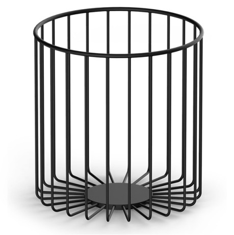 Корзина для мусора DECOR WALTHER MIKADO BASIC CLASSIC 0859260 напольная цвет черный матовый