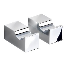 Крючок DECOR WALTHER CORNER 0561900 подвесной набор 2 шт цвет хром