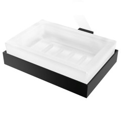 Мыльница DECOR WALTHER CORNER 0561860 подвесная цвет черный матовый