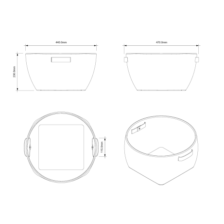 Коробка универсальная DECOR WALTHER BASKET 0941191 цвет ротанг светлый