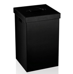 Корзина для белья DECOR WALTHER BROWNIE 0924960 напольная цвет черный