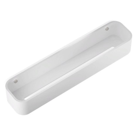 Душевая полка DECOR WALTHER STONE 0973955 подвесная цвет белый сталь матовая