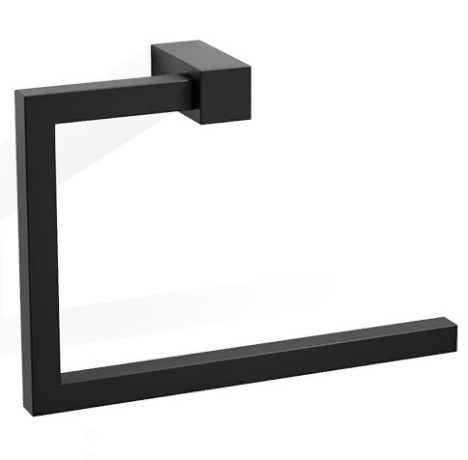 Полотенцедержатель DECOR WALTHER CORNER 0560660 подвесной цвет черный матовый