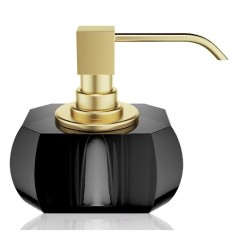 Дозатор DECOR WALTHER KRISTALL 0933494 настольный цвет антрацит золото матовое