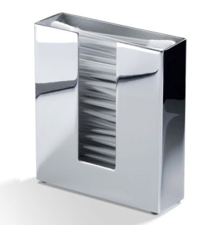 Диспенсер для ватных палочек DECOR WALTHER CORNER CUBE 0844800 настольный цвет хром