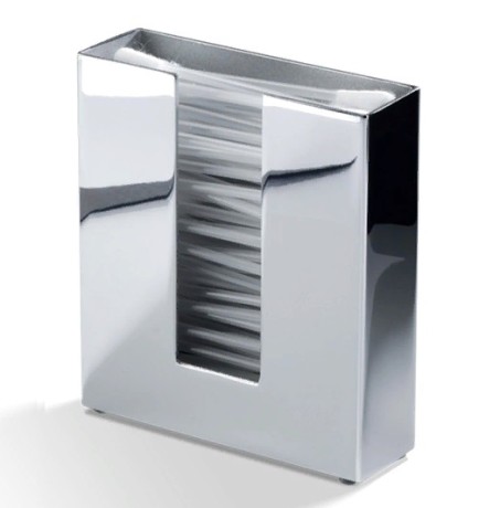 Диспенсер для ватных палочек DECOR WALTHER CORNER CUBE 0844800 настольный цвет хром