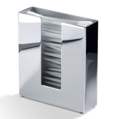 Диспенсер для ватных палочек DECOR WALTHER CORNER CUBE 0844800 настольный цвет хром