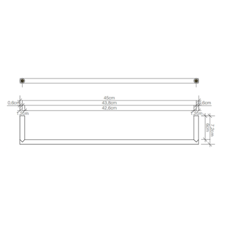 Полотенцедержатель DECOR WALTHER MIKADO 0520816 подвесной цвет золото розовое