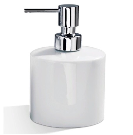 Дозатор DECOR WALTHER PORZELLAN 0844100 настольный цвет белый хром