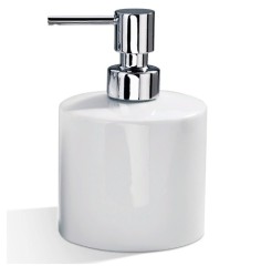 Дозатор DECOR WALTHER PORZELLAN 0844100 настольный цвет белый хром