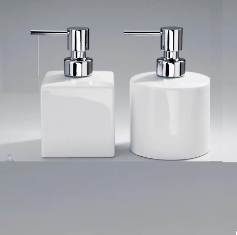 Дозатор DECOR WALTHER PORZELLAN 0844100 настольный цвет белый хром