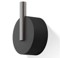 Крючок DECOR WALTHER STONE 0972665 подвесной цвет черный матовый сталь матовая