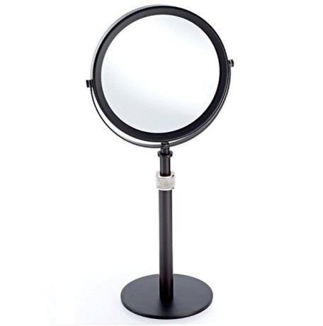 Косметическое зеркало DECOR WALTHER 0101060 настольное цвет черный матовый хром
