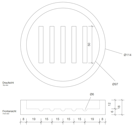 Мыльница DECOR WALTHER STONE 0973450 настольная цвет белый матовый
