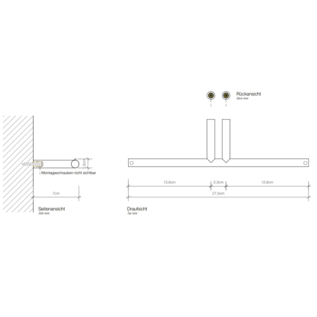 Держатель туалетной бумаги DECOR WALTHER MIKADO 0520311 подвесной цвет золото матовое