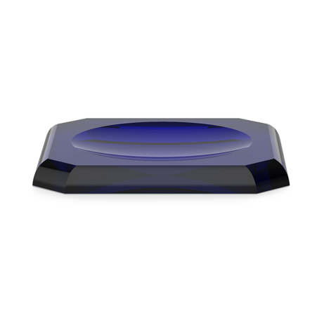 Лоток для расчесок DECOR WALTHER KRISTALL 0924095 настольный цвет капри синий