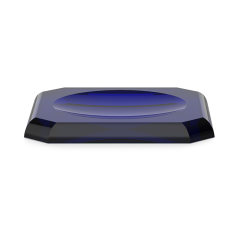 Лоток для расчесок DECOR WALTHER KRISTALL 0924095 настольный цвет капри синий