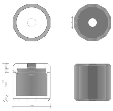Диспенсер для салфеток DECOR WALTHER KRISTALL 0931556 настольный цвет кристальный