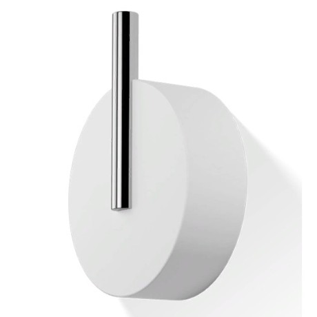 Крючок DECOR WALTHER STONE 0972754 подвесной цвет белый матовый хром