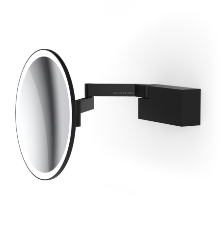 Косметическое зеркало DECOR WALTHER 0123160 подвесное цвет черный матовый