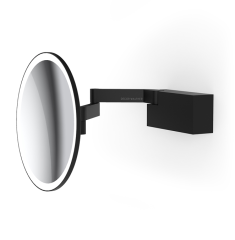 Косметическое зеркало DECOR WALTHER 0123160 подвесное цвет черный матовый