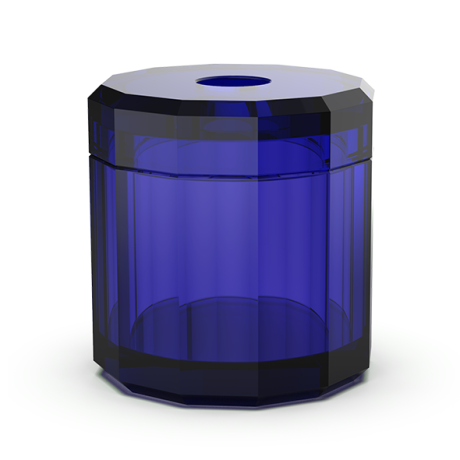 Диспенсер для салфеток DECOR WALTHER KRISTALL 0931595 настольный цвет капри синий