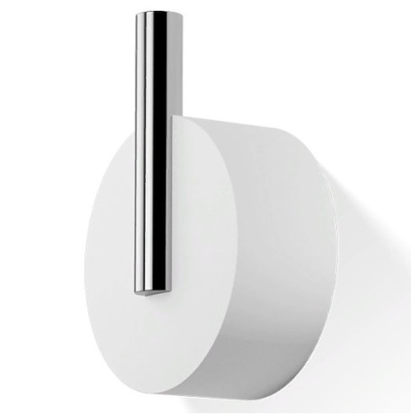 Крючок DECOR WALTHER STONE 0972654 подвесной цвет белый матовый хром