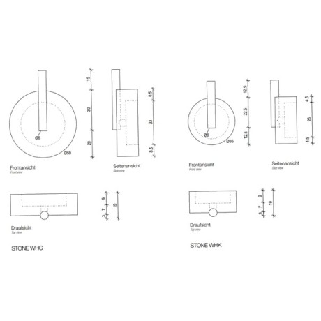 Крючок DECOR WALTHER STONE 0972654 подвесной цвет белый матовый хром