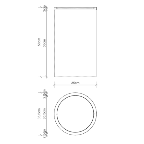 Корзина для бумаги DECOR WALTHER CORNER CONTRACT 0610700 напольная цвет хром