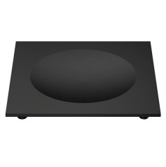 Мыльница DECOR WALTHER CORNER CENTURY CUBE 0837260 настольная цвет черный матовый